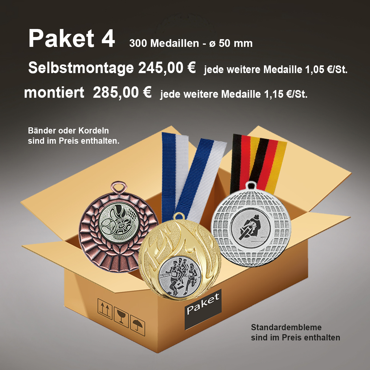 Medaillenpaket 4