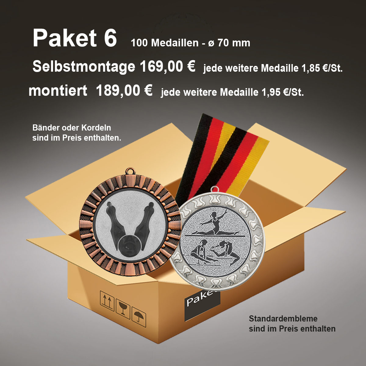 Medaillenpaket 6